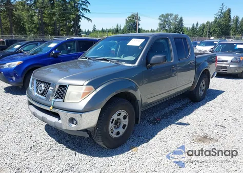2006 Nissan Frontier Se из США, поврежденный, VIN 1N6AD07W46C463539